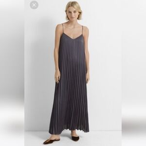 Club Monaco pleated maxi dress